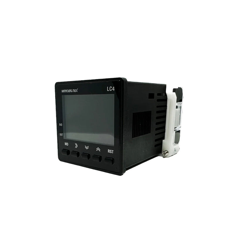 Bộ đếm số và định thời gian màn hình kỹ thuật số Hanyoung Nux LC Series. Tiêu chuẩn CE, KC, IP66