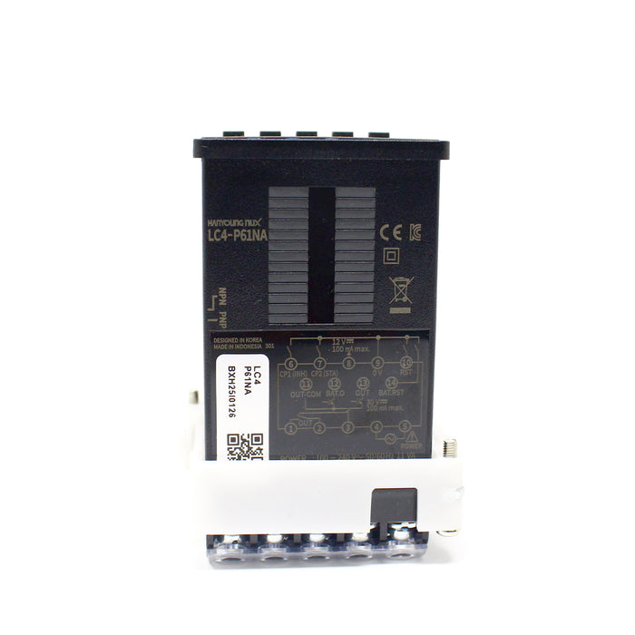 Bộ đếm số và định thời gian màn hình kỹ thuật số Hanyoung Nux LC Series. Tiêu chuẩn CE, KC, IP66