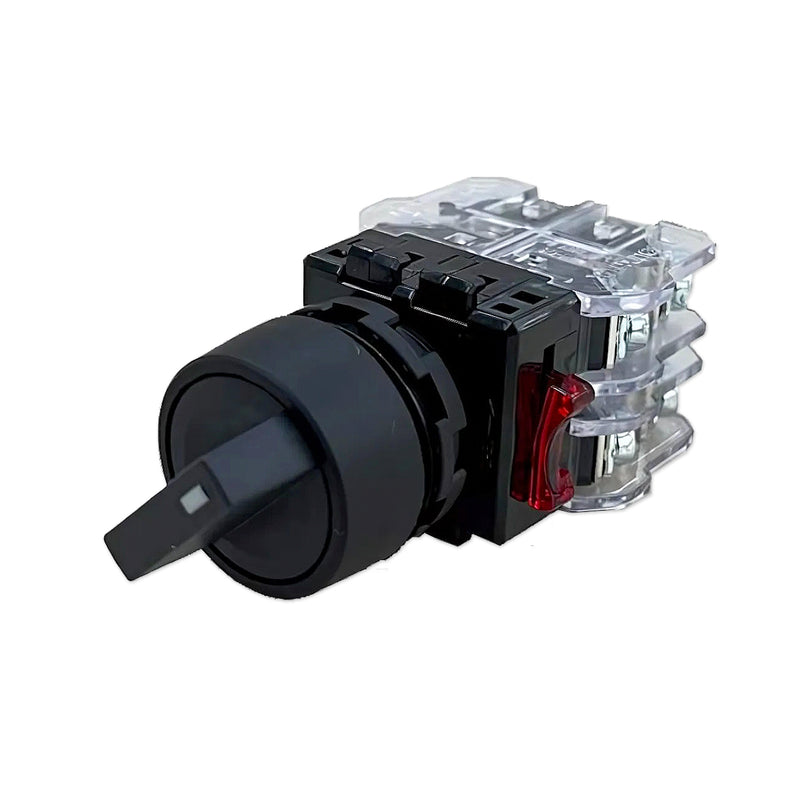 Công tắc xoay mặt nhựa Hanyoung Nux MRS-T series, Lỗ khoét Ø22mm. Tiêu chuẩn CE, KC