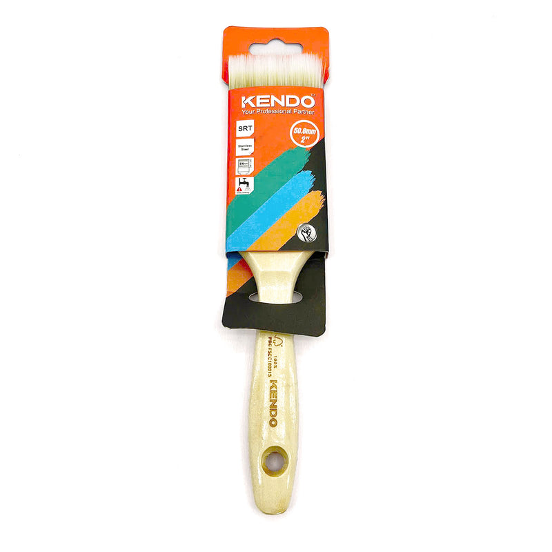 Cọ quét sơn cán gỗ Kendo, kích thước từ 25mm - 101.6mm (1 inch - 4 inch)