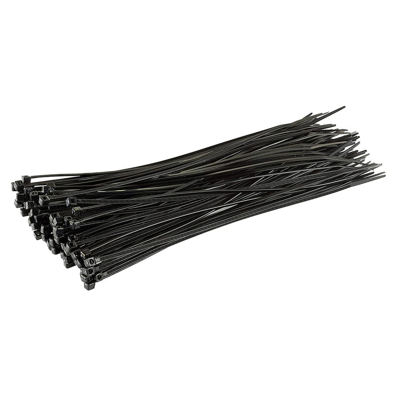 Dây rút nhựa đen KST cao cấp chống tia UV và chịu thời tiết khắc nghiệt, tiêu chuẩn quốc tế, dài 80mm - 200mm, bản mỏng 2.5mm (Size M)