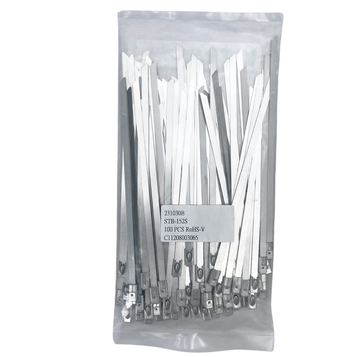 Dây rút Inox 316 KST cao cấp, không bọc nhựa (Uncoated), loại bi gài (Ball-lock), bản size S rộng 4.5mm, dài từ 125mm - 1050mm