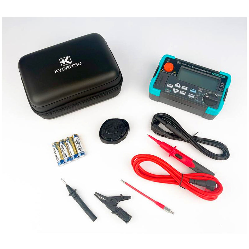 Thiết bị đo điện trở cách điện liên tục kỹ thuật số Kyoritsu Kew 3552BT dải đo từ 50V - 1000V, đo nhanh 0.5 giây, có Bluetooth