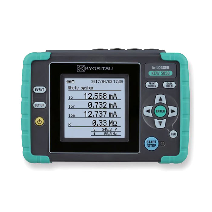 Thiết bị ghi dữ liệu dòng rò Kyoritsu True RMS, có cổng USB