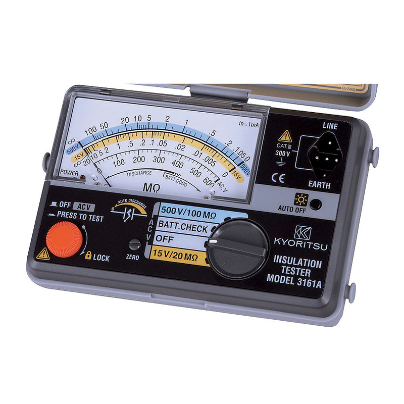 Thiết bị đo điện trở cách điện Kyoritsu Model 3161A, dải do 15V -500V