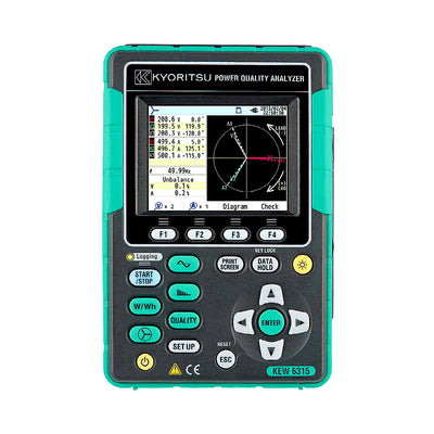 Thiết bị phân tích chất lượng điện năng Kyoritsu Model 6315-00 có kết nối Bluetooth và cổng USB
