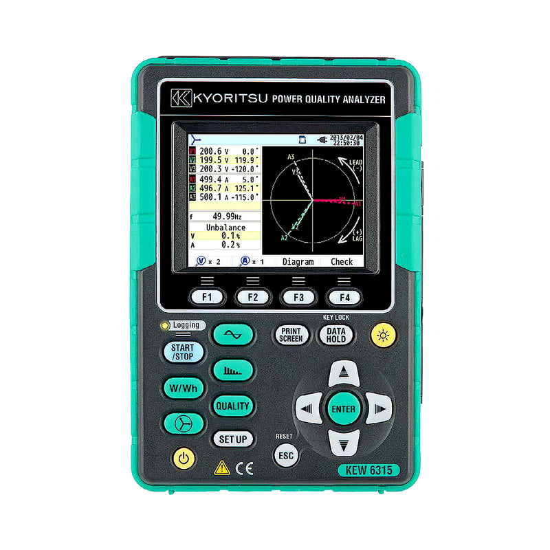 Thiết bị phân tích chất lượng điện năng Kyoritsu Model 6315-00 có kết nối Bluetooth và cổng USB