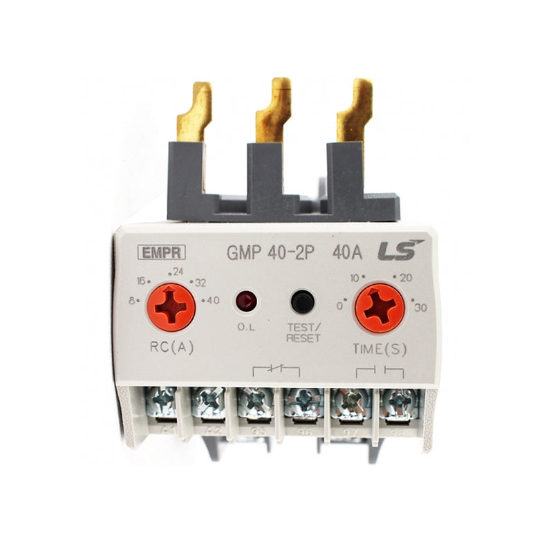 Relay điện tử bảo vệ motor điện LS GMP, dùng cho khởi động từ MC-9b đến MC-65a, dãy bảo vệ từ 0.3A - 60A