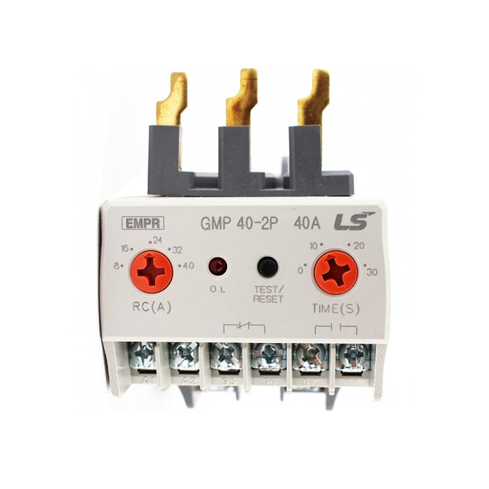 Relay điện tử bảo vệ motor điện LS GMP, dùng cho khởi động từ MC-9b đến MC-65a, dãy bảo vệ từ 0.3A - 60A