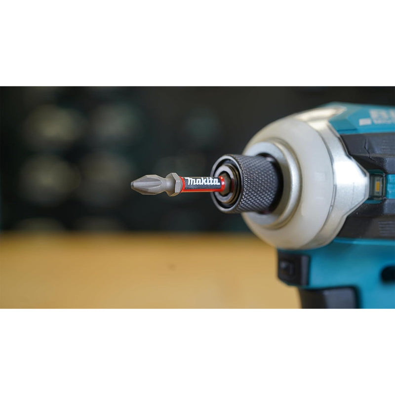 Vĩ 2 mũi vít bake Torsion Impact Premier Makita E-03274 kích thước PH2 x 50mm, đuôi lục giác 6.35mm (1/4 inch)