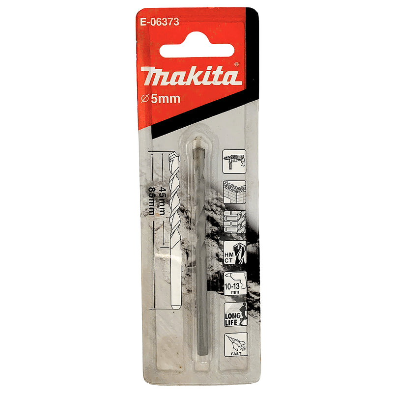 Mũi khoan bê tông TCT đuôi trơn Makita đường kính từ 3mm-20mm ( Cấp 3 sao )