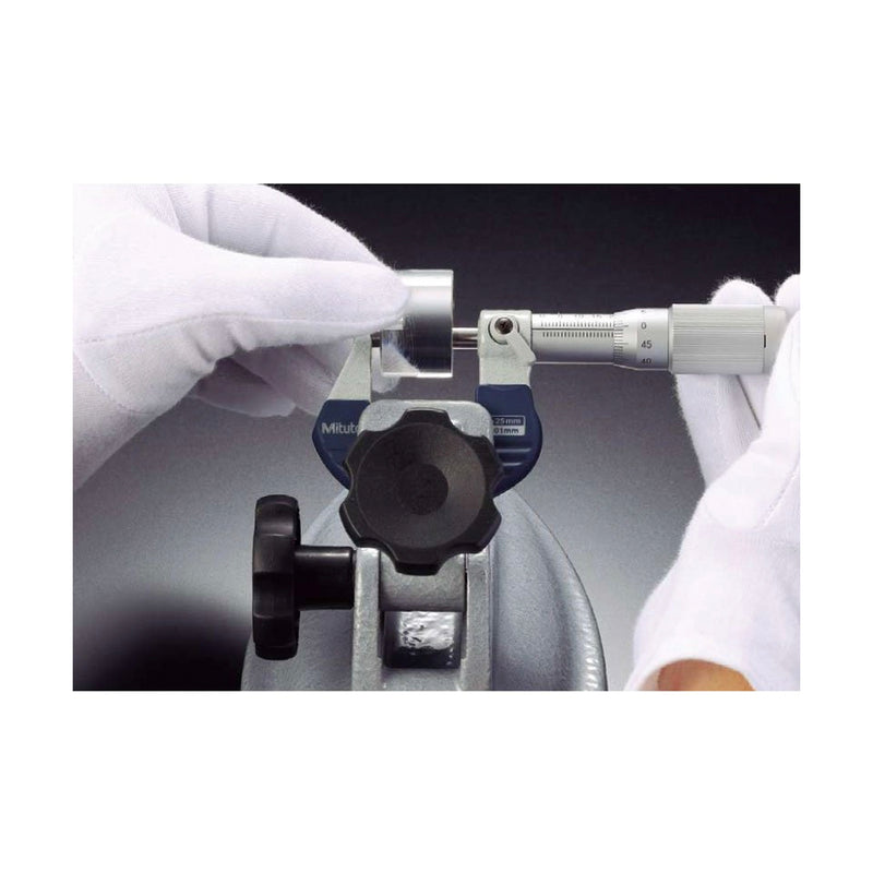 Panme đo ngoài cơ bản Mitutoyo Series 102 - Ratchet Thimble Micrometer. Dòng cải tiến với bánh cóc trên ống xoay