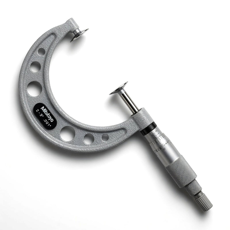Panme Mitutoyo Series 169 - Disc Micrometers | None Rotating Spindle, đầu đo đĩa trục đo không xoay