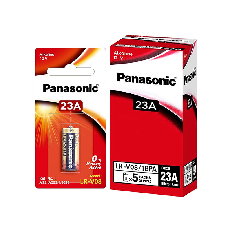 Pin Alkaline 12V Panasonic LR-V08L/1B cỡ 23A, chuyên dùng cho remote, chuông cửa