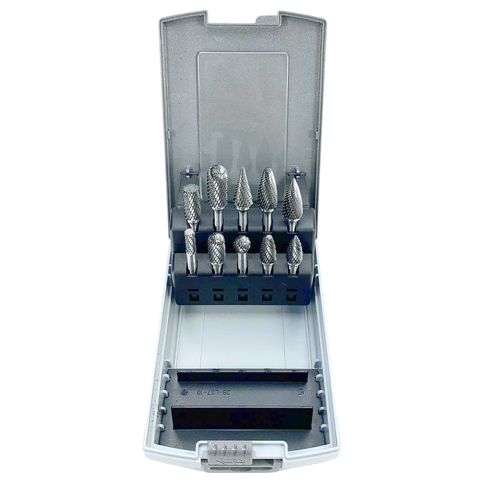 Bộ mũi doa kim loại, loại X 10 chi tiết SATA 53706