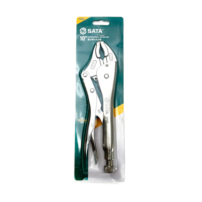 kìm bấm chết mũi cong thép crom thân mạ niken 5inch, 7inch và 10inch SATA