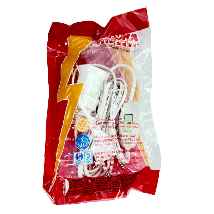 Bộ dây đuôi đèn + phích cắm + công tắc SOPOKA