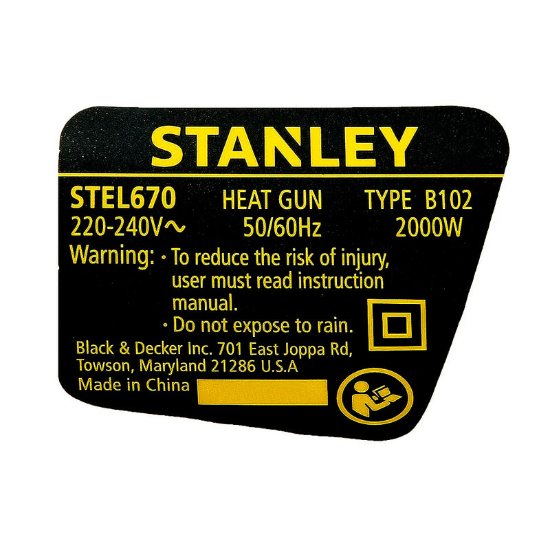 Máy thổi hơi cầm tay 2000W Stanley STEL670- B1