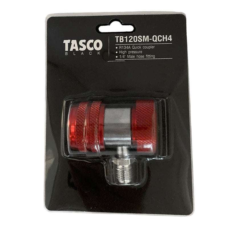 Van nạp ga ô tô dùng cho bên áp thấp Tasco TB120SM-QCL4 dành cho gas R134A, cỡ ống 1/4 inch