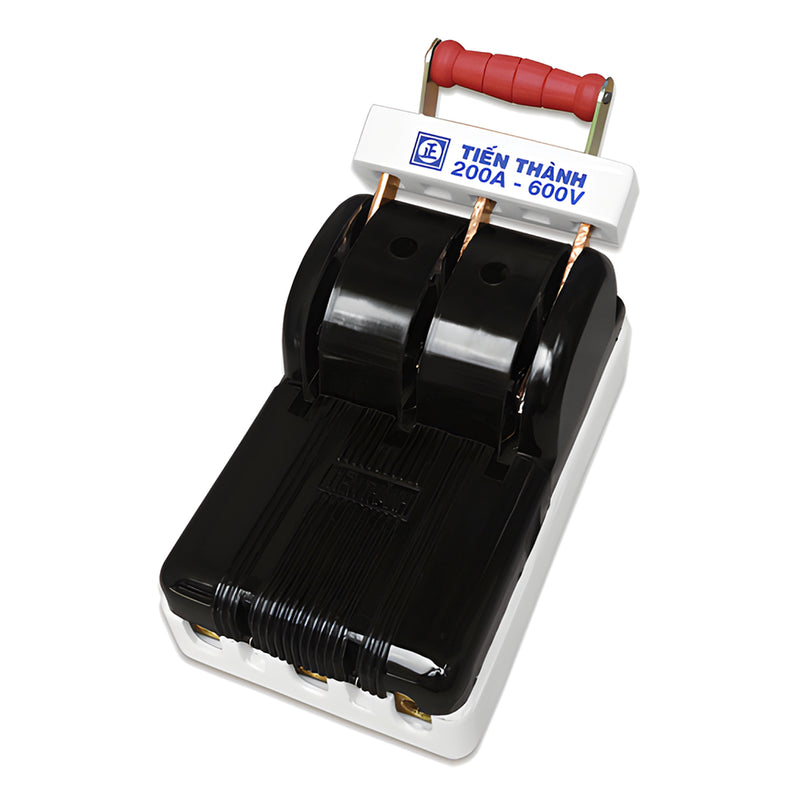 Cầu dao sứ chịu tải cao Tiến Thành, tiếp điểm đồng.