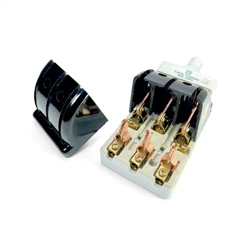 Cầu dao đảo đế sứ, tiếp điểm đồng cao cấp Tiến Thành