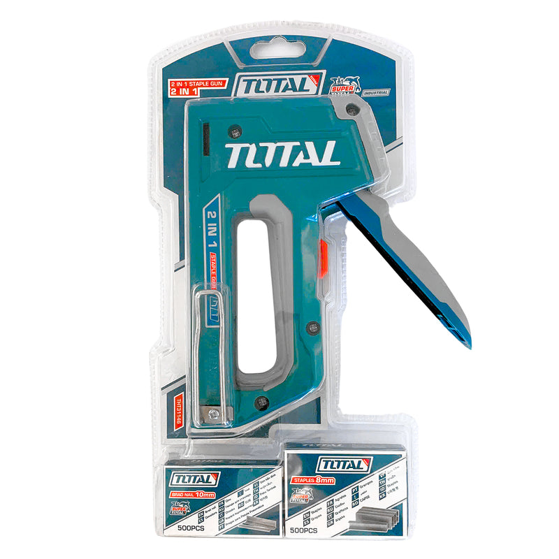 Dụng cụ bấm ghim 2 trong 1 TOTAL THT31146 có thể điều chỉnh lực bấm