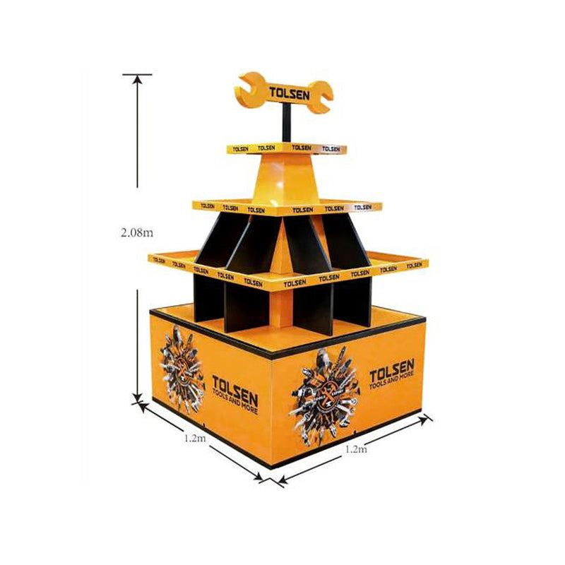 Kệ bán hàng hình tháp Tolsen 83050 kích thước 2080mm x 1200mm x 1200mm
