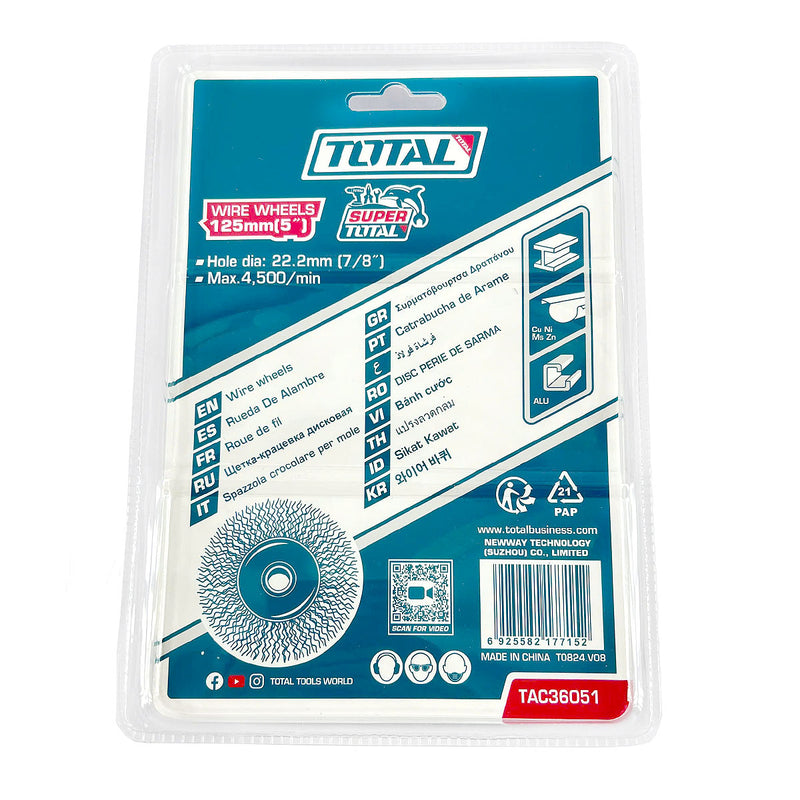 Bánh cước size 125mm TOTAL TAC36051