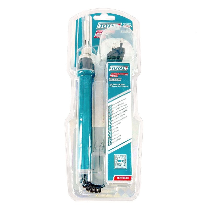 Mỏ hàn chì màn hình điện tử công suất 120W Total TET01610, có thể điều chỉnh nhiệt độ