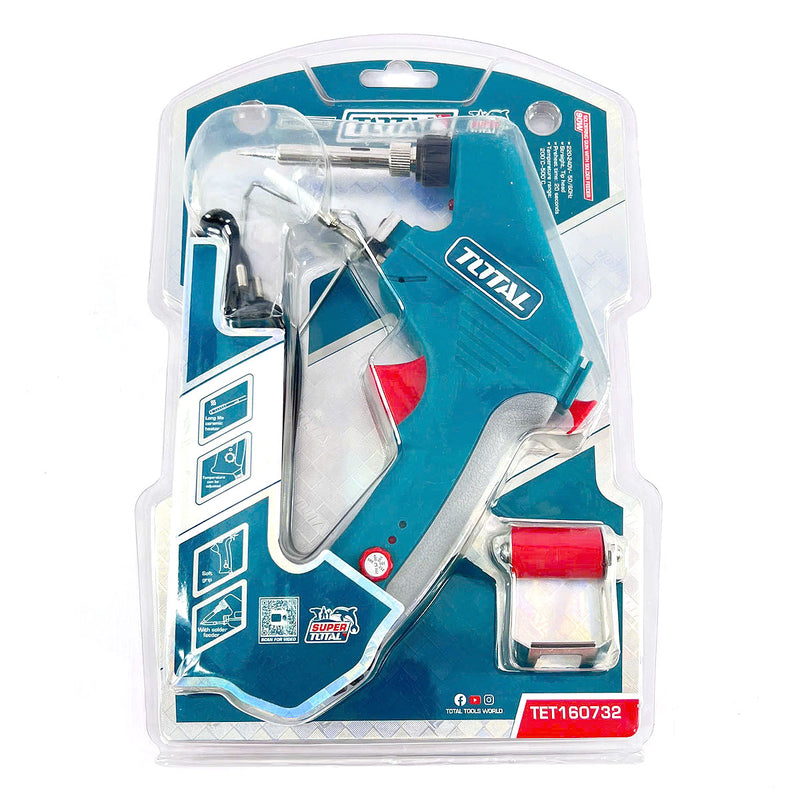 Mỏ hàn xung công suất 90W Total TET160732 thời gian làm nóng 20 giây, điều chỉnh được nhiệt độ