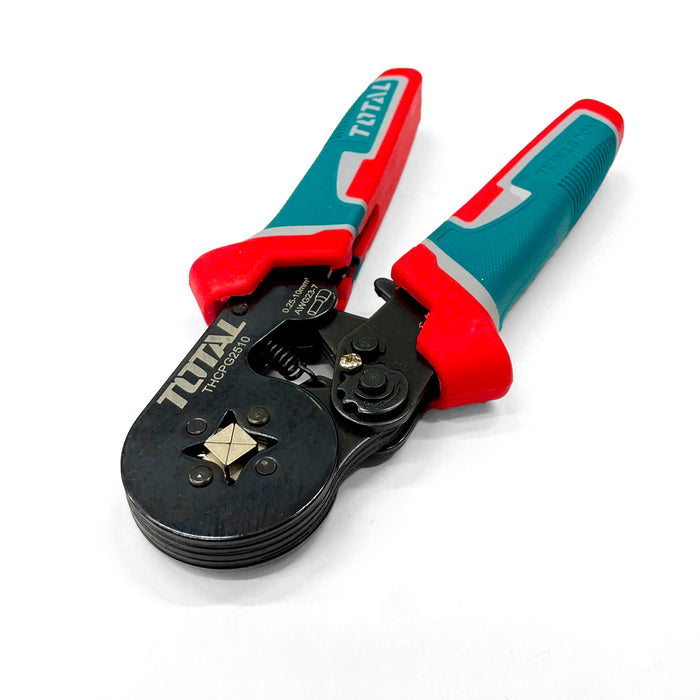 Kìm bấm cos đầu dây cách điện AWG23-7 0.25-10mm TOTAL THCPG2510