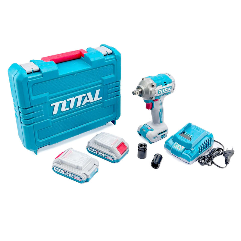 Máy siết bu lông cốt 1/2 inch không chổi than dùng pin Lithium 20V Total TIWLI2035