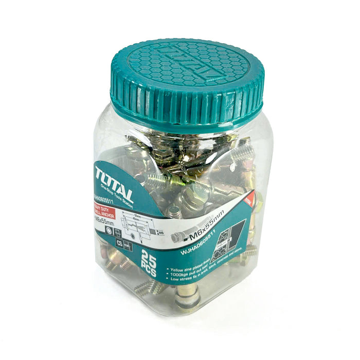 Hủ tắc kê sắt nở, đầu bu lông phẳng, TOTAL