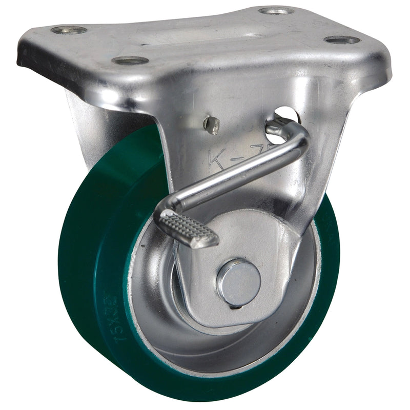Bánh xe đẩy Ukai KBZ-Type cố định, có khóa bánh, đường kính từ 75mm - 200mm