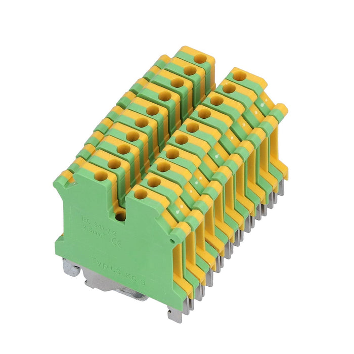 Domino tiếp địa dạng tép lắp thanh ray Comet/Ground Modular DIN rail connector