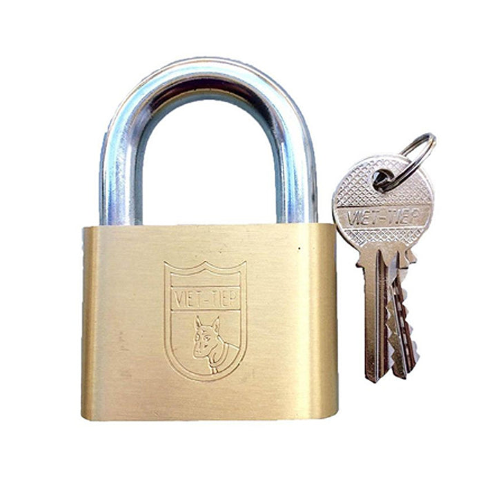Ổ khóa treo Việt Tiệp 01601, thân khóa bằng hợp kim đồng 60mm