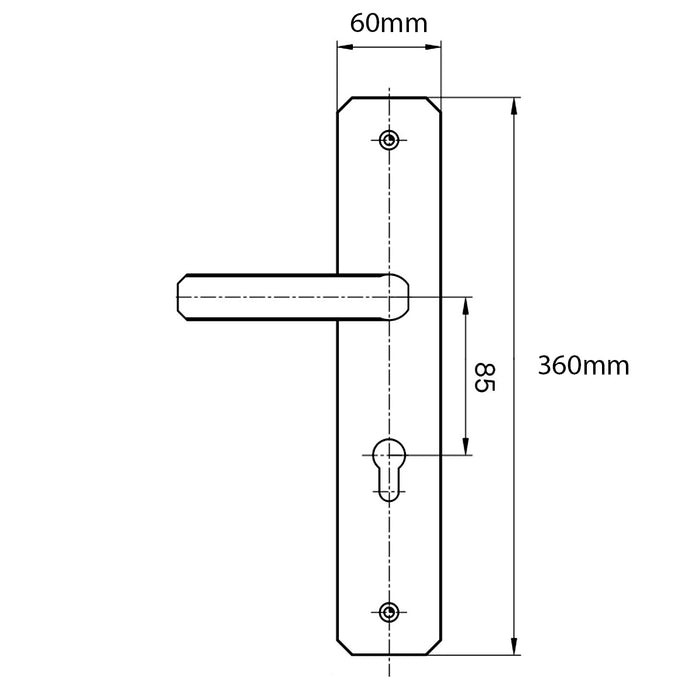 Ổ khoá tay gạt Việt Tiệp 04169 vật liệu bằng đồng mạ vàng bóng, phù hợp với cửa gỗ