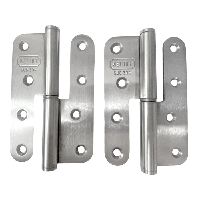 Bản lề cối Inox 304 Việt tiệp, 100mm - 120mm