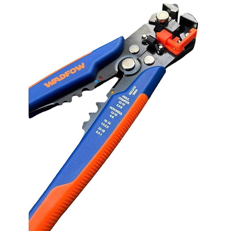 Kìm tuốt dây tự động đa năng Wadfow WBQ4601 chiều dài 210mm, khả năng tuốt từ 0.2mm² - 6mm²