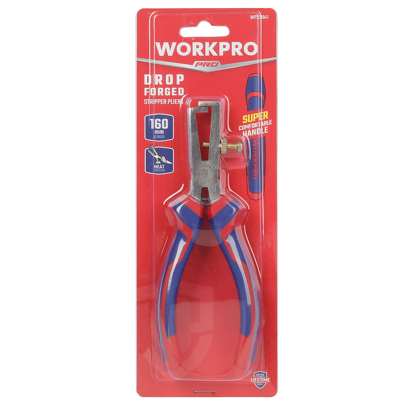 Kìm tuốt dây Workpro WP231041 kích thước 160mm, khả năng tuốt từ 0mm² - 5mm²