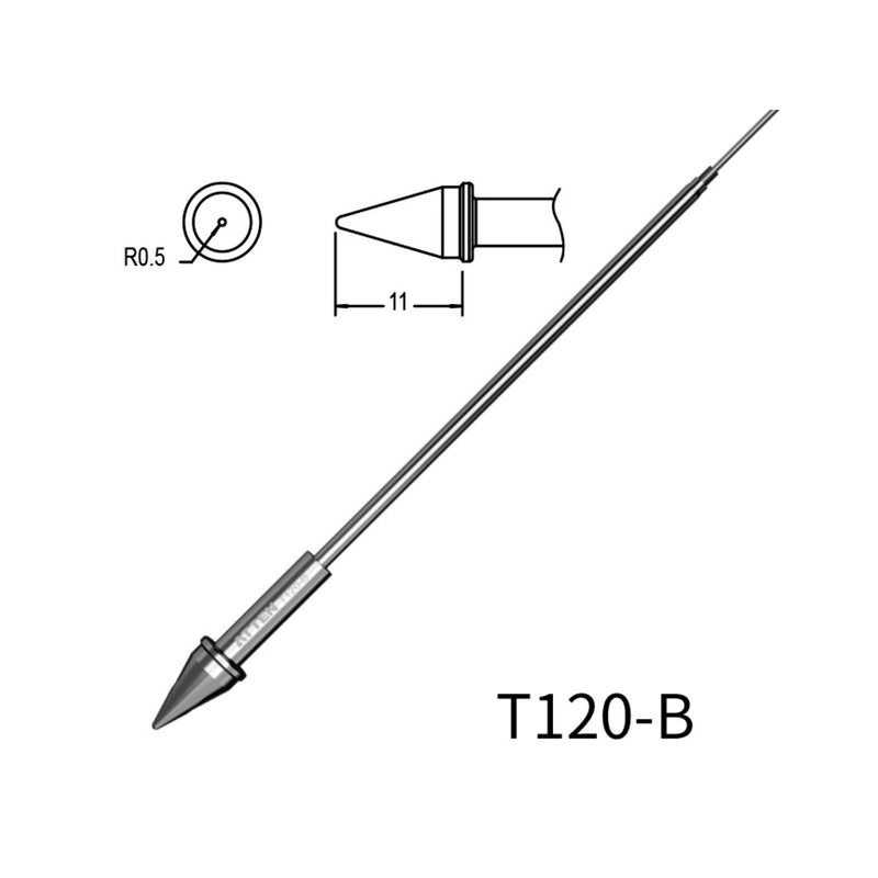 Phụ kiện mũi hàn tích hợp lõi gia nhiệt Atten T120 Series