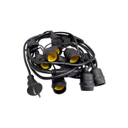 Dây đèn trang trí SOPOKA 7.5m 15 đuôi thả màu trắng, chống nước, nối dài linh hoạt cho decor ngoài trời.