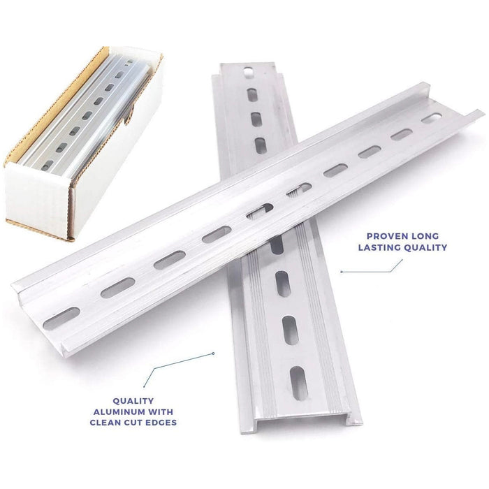 Thanh ray nhôm lắp tủ điện, chiều dài từ 900mm - 1400mm