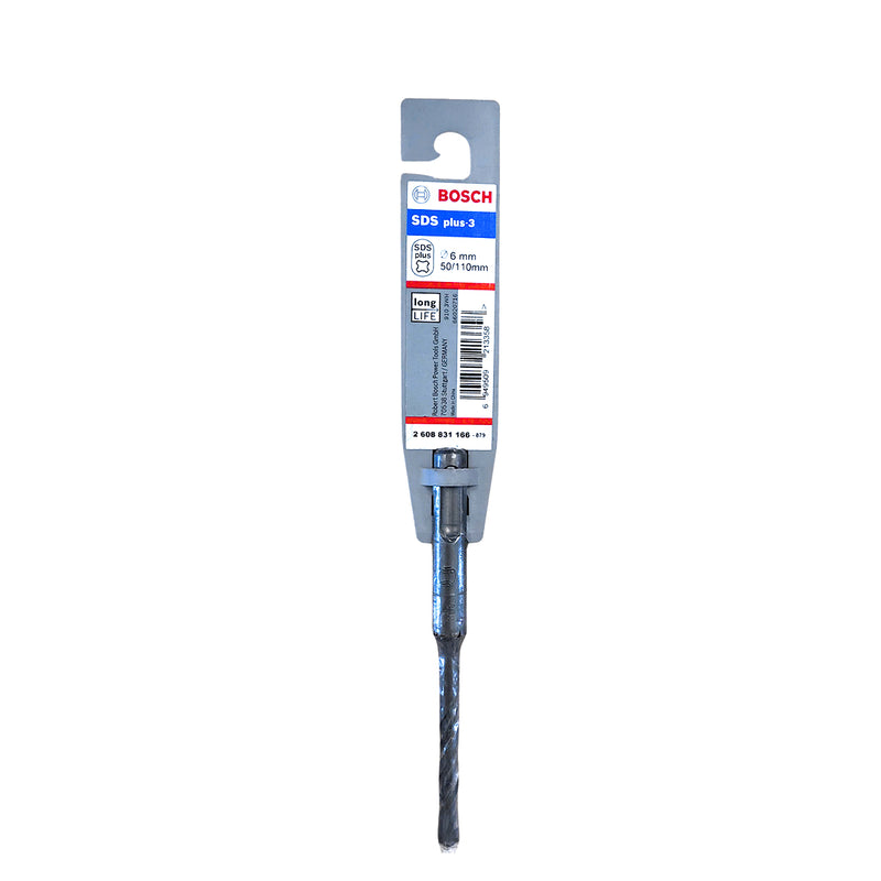 Mũi khoan bê tông SDS PLUS 3 Bosch đường kính từ 6mm - 14mm, đuôi gài
