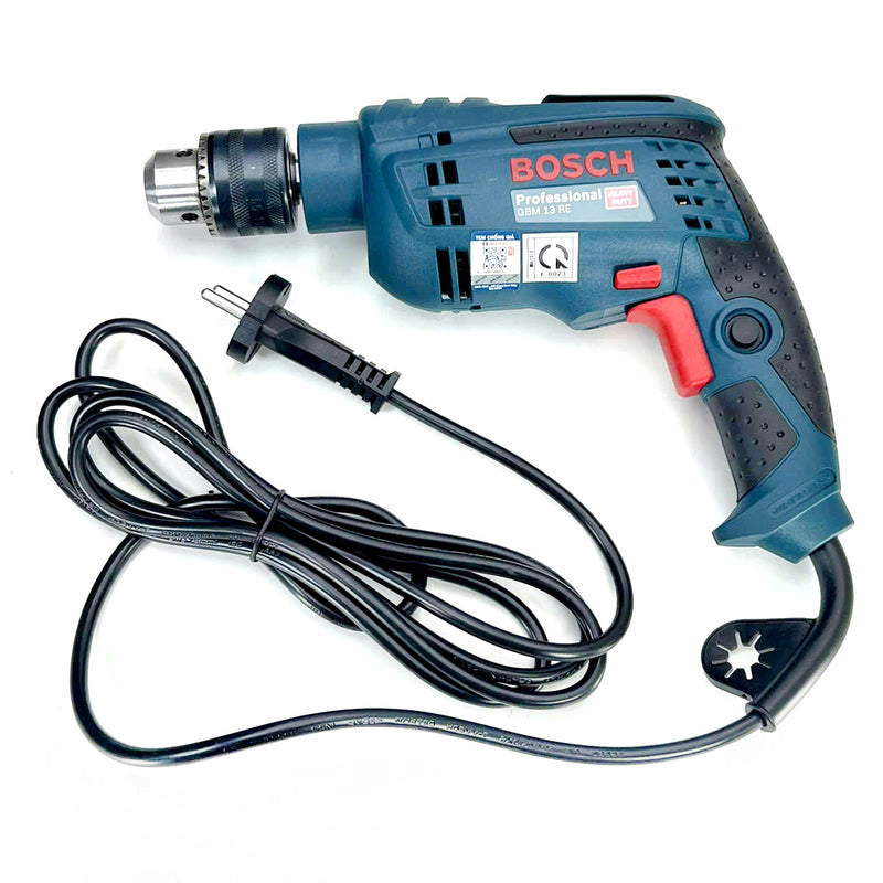 Máy khoan gỗ thép Bosch GBM 13 RE công suất 600W, đầu kẹp 13mm mã số 06014775K0