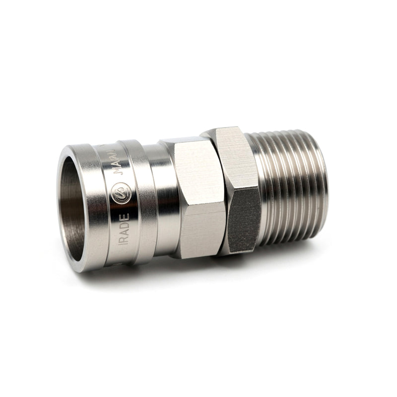 Đầu nối nhanh Hi Cupla Standard SM-Type (Socket) kiểu kết nối ren ngoài, gioăng chịu nhiệt FKM (Fluoro Rubber)