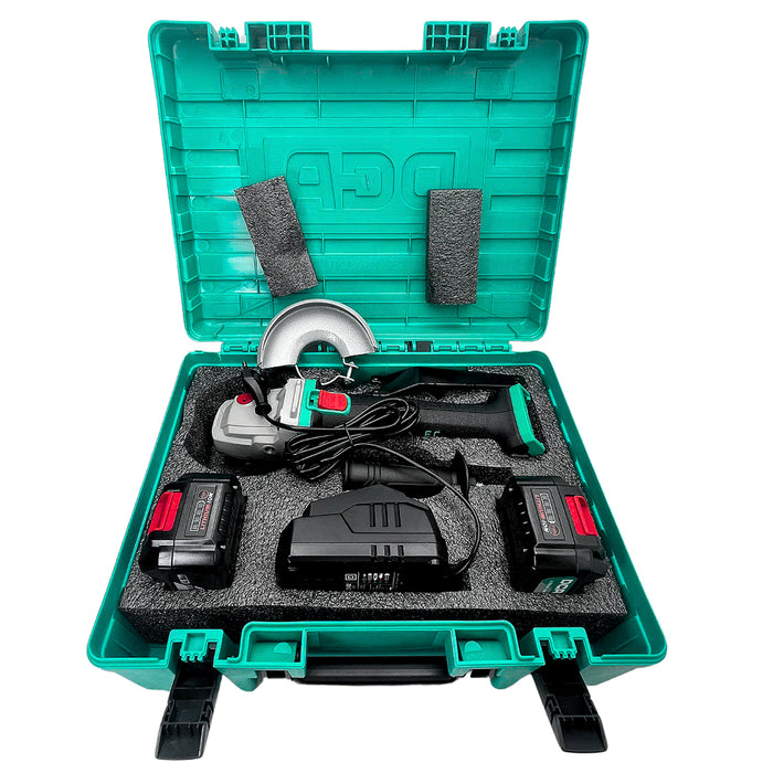 Máy mài góc Pin 20V Max DCA ADSM06-100, đường kính lưỡi 100mm, động cơ không chổi than