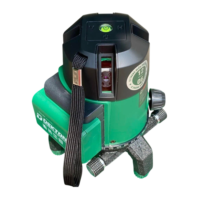 Máy cân mực Laser 5 tia xanh Dekton DK-LS0502 dùng pin Lithium, phạm vi đo 50m (Chưa bao gồm chân máy)