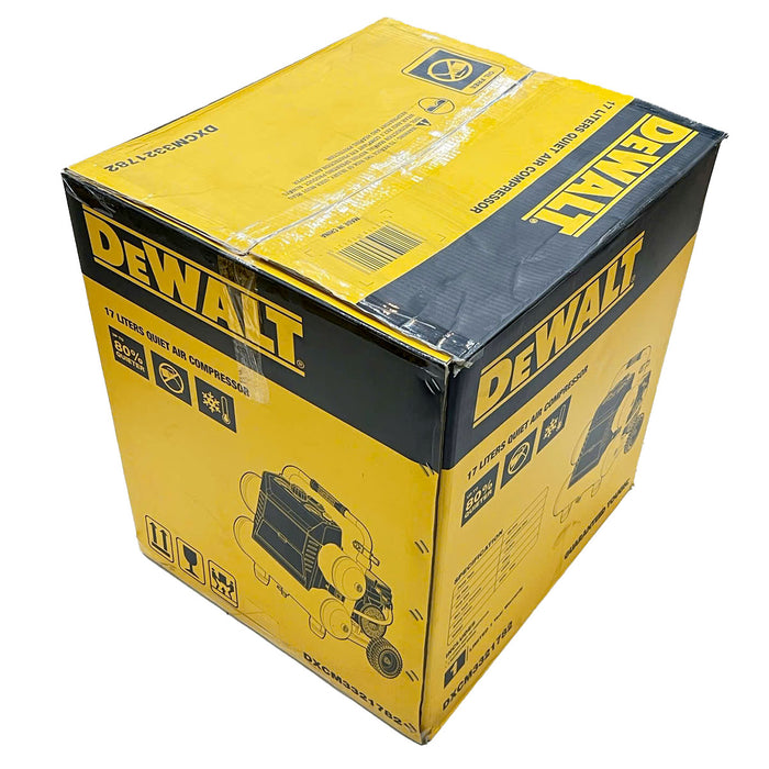 Máy nén khí không dầu 17L Dewalt DXCM3321782, áp suất 10 Bar, công suất 1.5Hp