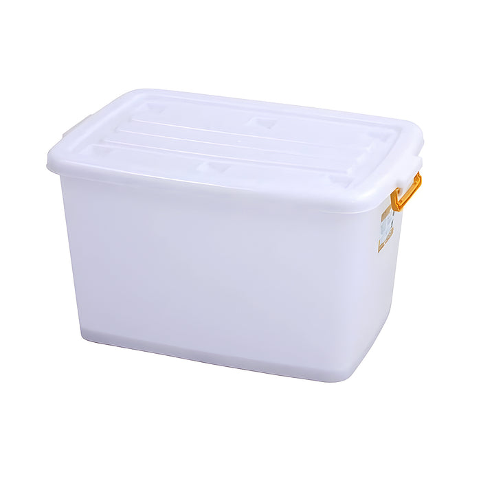 Thùng nhựa trong suốt Duy Tân, hình vuông 220, không bánh xe - có nắp gài.